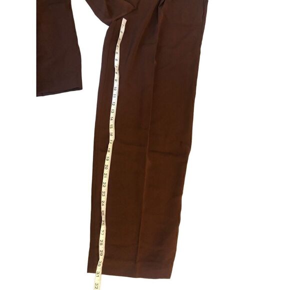 Brand New Jessica Simpson High Rise Pleated Brown Dress Pants Size 16 - Picture 12 of 14